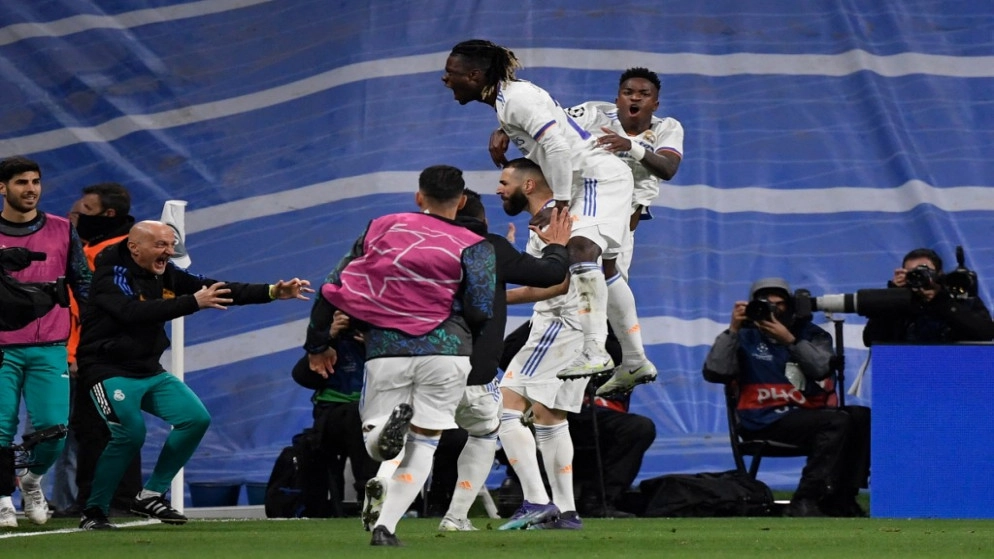 بنزيمة ينقذ مدريد ويطيح بتشيلسي من دوري الأبطال بعد وقت إضافي