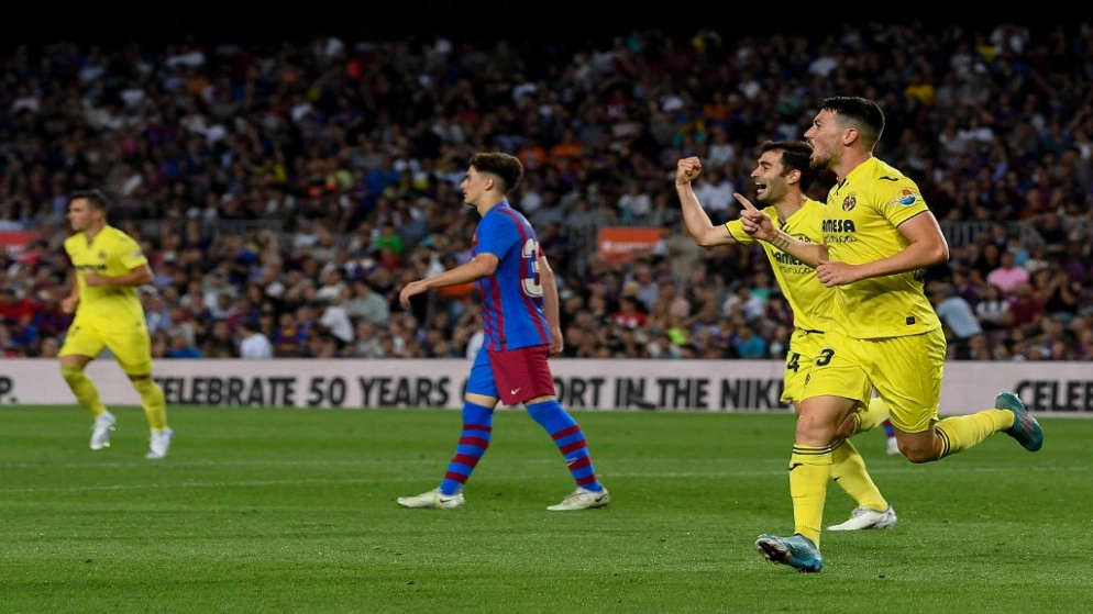 فياريال يهزم برشلونة ويتأهل لدوري المؤتمر الأوروبي