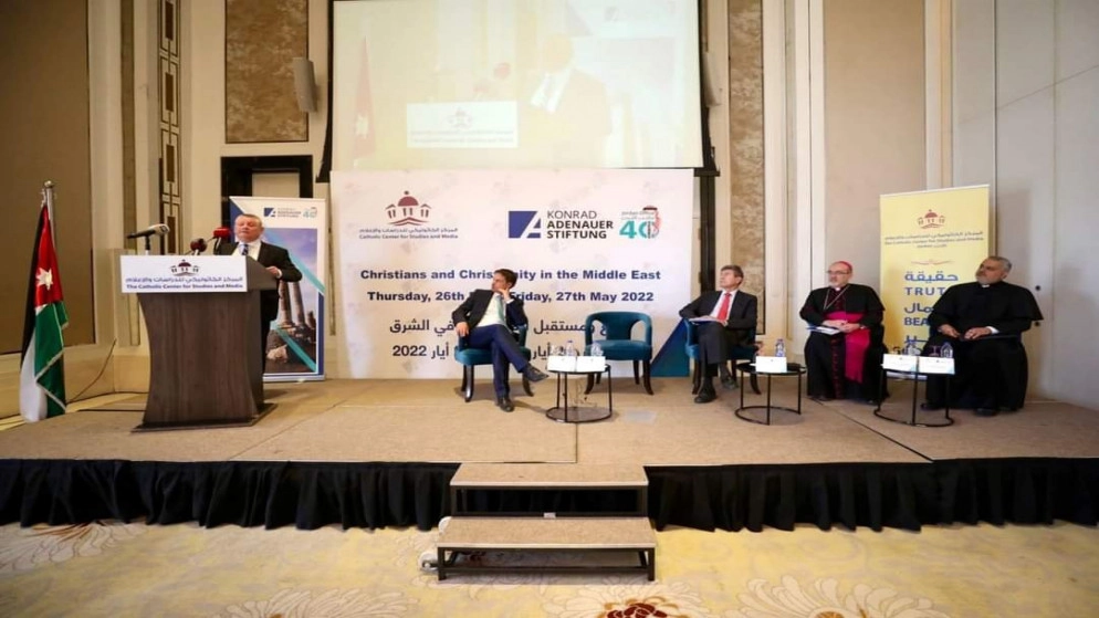انطلاق أعمال مؤتمر "واقع ومستقبل المسيحيين في الشرق" في عمّان