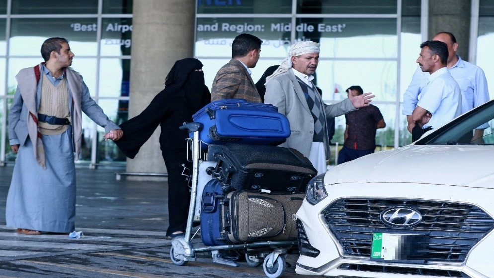 12 رحلة قادمة ومغادرة بين صنعاء وعمّان في إطار الهدنة في اليمن