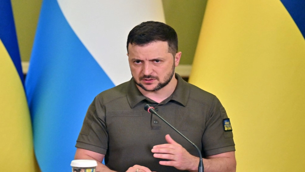 الرئيس الأوكراني يعلن قطع العلاقات مع سوريا إثر اعترافها باستقلال منطقتين انفصاليتين