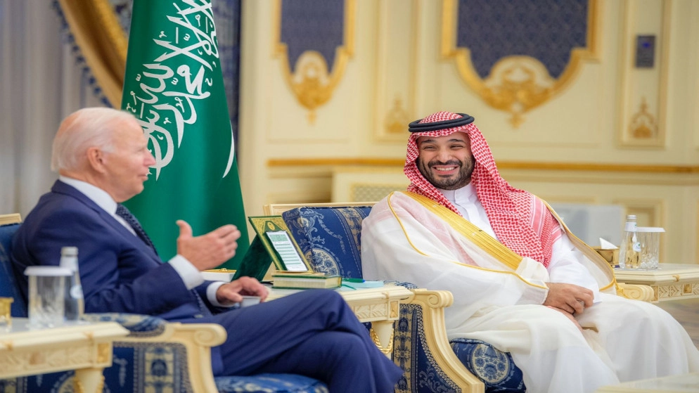 "مباحثات رسمية" تجمع ولي العهد السعودي بالرئيس الأميركي جو بايدن