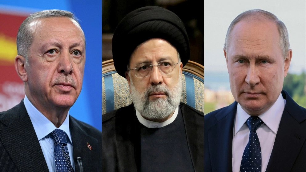 بوتين ونظيراه التركي والإيراني يعقدون اليوم لقاء ثلاثيا في طهران