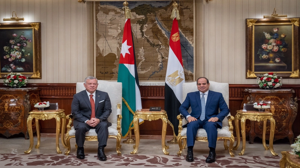 الملك يهنئ الرئيس المصري بذكرى ثورة 23 تموز