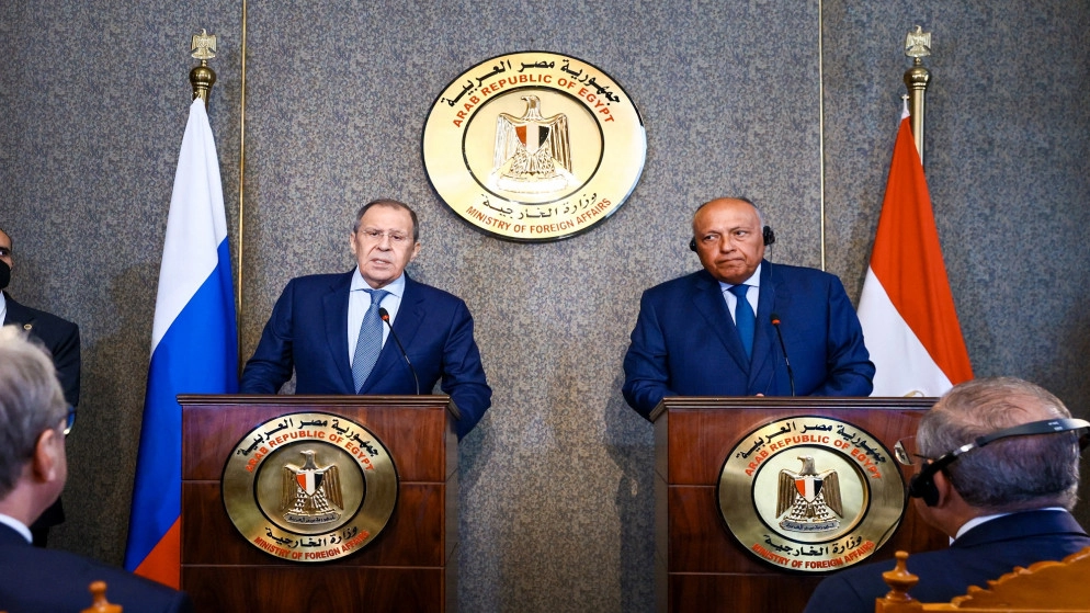 وزير خارجية روسيا يطمئن المصريين بشأن أزمة الغذاء