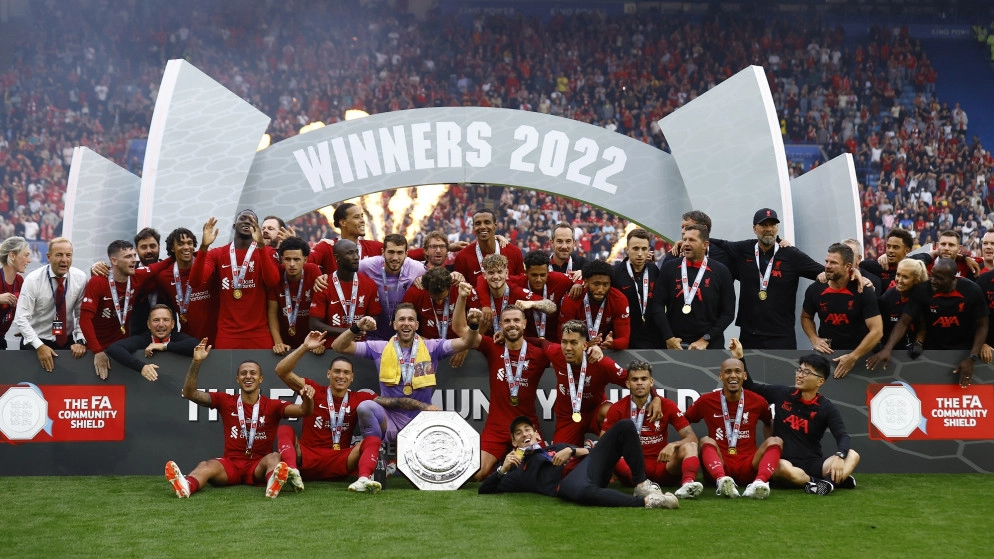 ليفربول يتوج للمرة الـ16 بلقب درع المجتمع بفوز مثير على مانشستر سيتي
