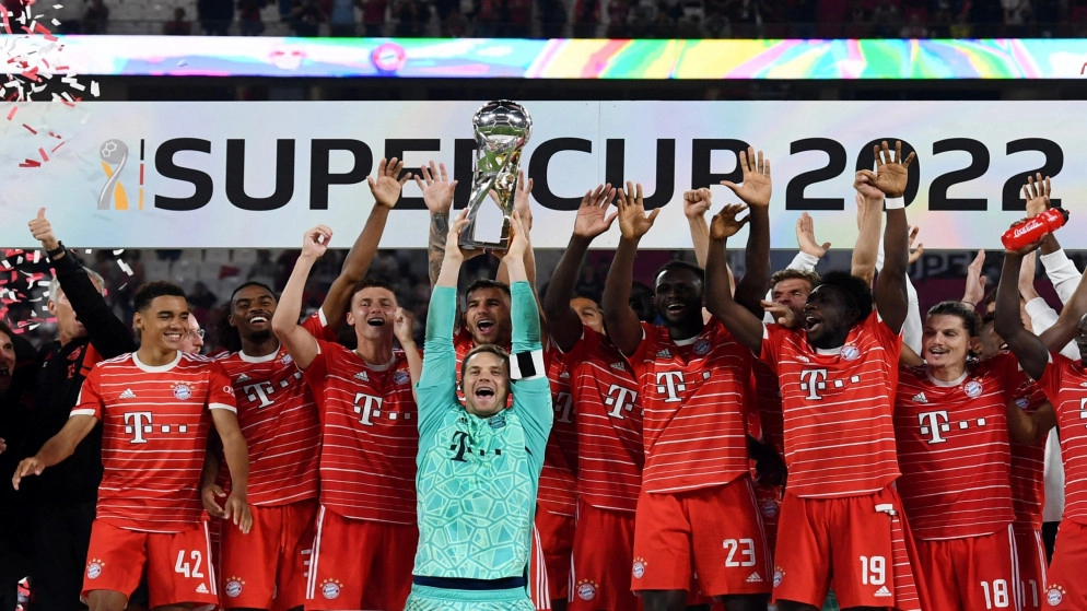 بايرن ميونيخ يحتفظ بلقب كأس السوبر الألمانية ويبدأ عهد ما بعد ليفاندوفسكي