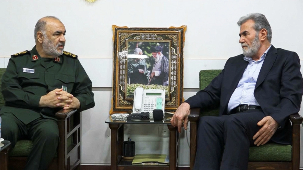 قائد الحرس الثوري الإيراني يلتقي في طهران بالأمين العام لـ"الجهاد الإسلامي"